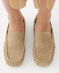 Vagabond Mika Loafer - Beiges, Veloursleder
