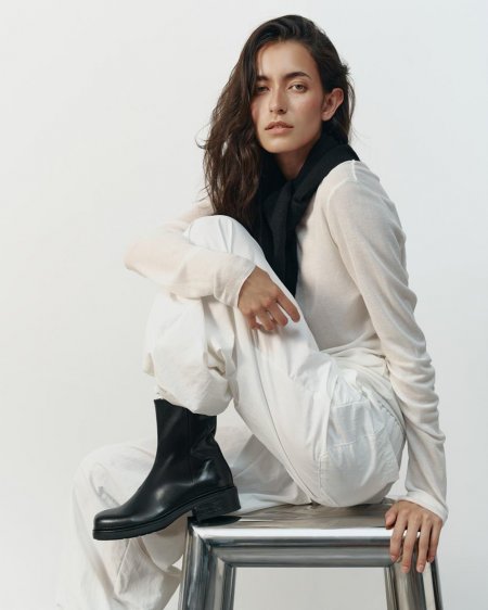 Vagabond Karlie Stiefel - Schwarzes, Leder