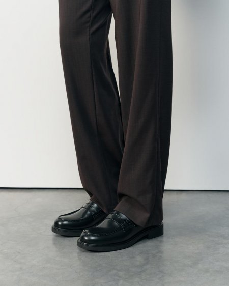 Vagabond Freya Loafer - Schwarzes, Poliertes Leder