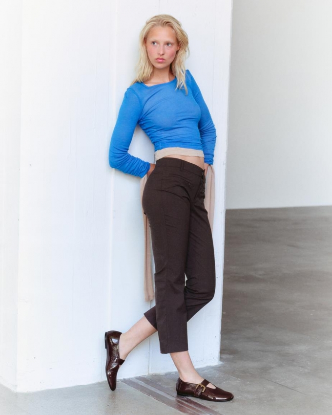 Vagabond Aleya Ballerinas - Dunkelbraunes, Lackleder Vagabond Aleya Ballerinas - Dunkelbraunes, Lackleder