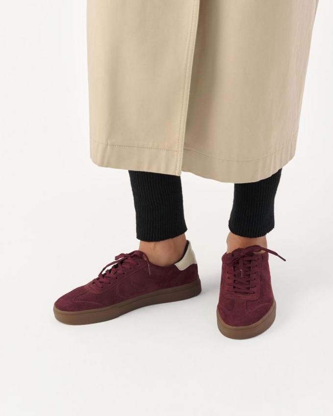 Vagabond Cody Sneaker - Dunkelrotes, Wildleder/Komb Vagabond Cody Sneaker - Dunkelrotes, Wildleder/Komb