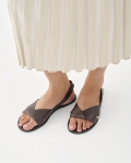 Vagabond Tia 2.0 Sandalen - Dunkelbraunes, Leder