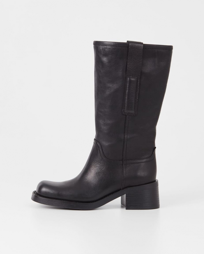 Vagabond Nour Hohe Stiefel - Schwarzes, Leder Vagabond Nour Hohe Stiefel - Schwarzes, Leder