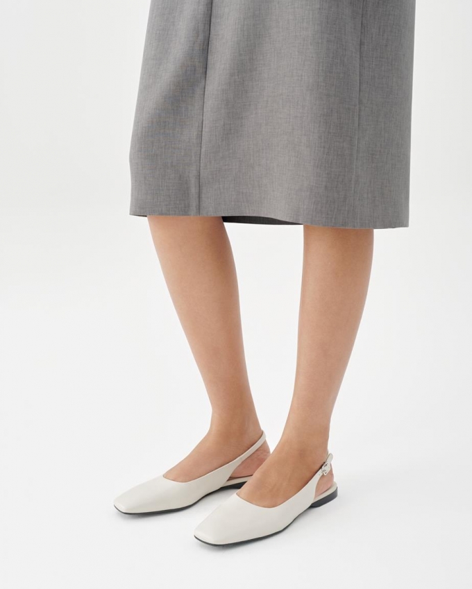 Vagabond Delia Ballerinas - Offwhite, Leder