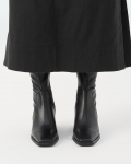 Vagabond Hedda Stiefeletten - Schwarzes, Leder/Kombination