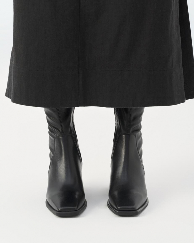 Vagabond Hedda Stiefeletten - Schwarzes, Leder/Kombination Vagabond Hedda Stiefeletten - Schwarzes, Leder/Kombination