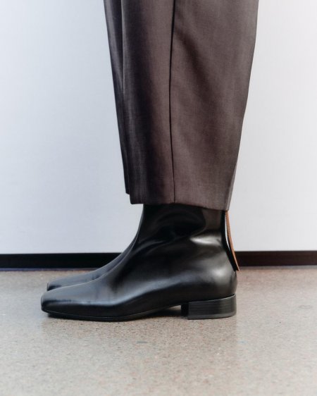 Vagabond Mona Stiefel - Schwarzes, Leder/Kontrastkanten