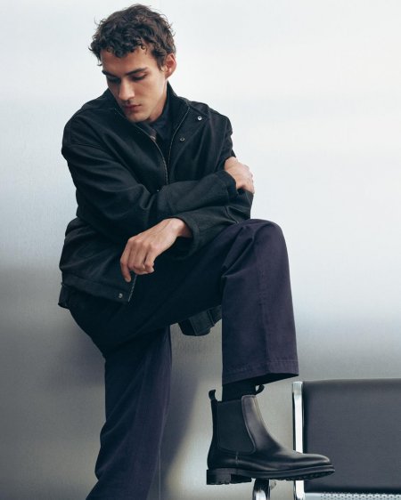 Vagabond Brian Stiefel - Schwarzes, Leder
