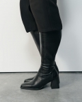 Vagabond Hedda Hohe Stiefel - Schwarzes, Leder/Kombination