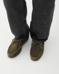 Vagabond Loui M Schuhe - Dunkelgrün, Verwaschenes Wildleder