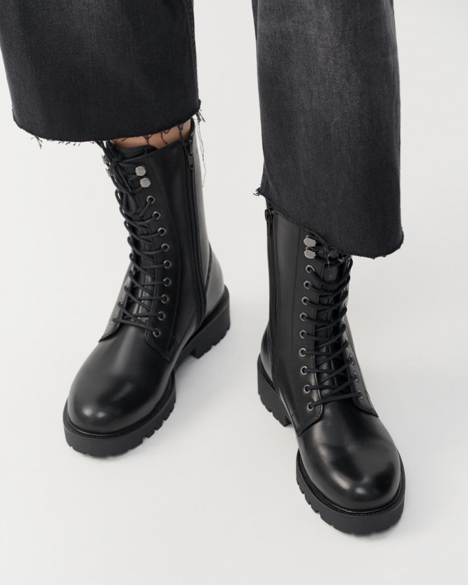 Vagabond Kenova Stiefel - Schwarzes, Leder Vagabond Kenova Stiefel - Schwarzes, Leder