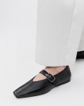 Vagabond Wioletta Ballerinas - Schwarzes, Leder
