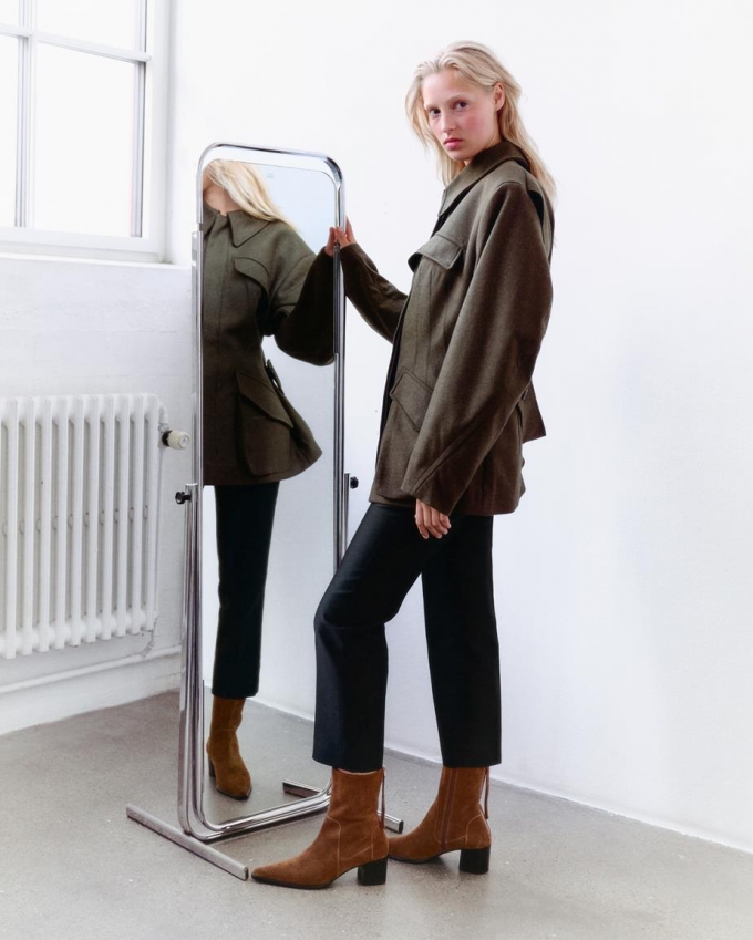 Vagabond Giselle Stiefel - Braunes, Veloursleder Vagabond Giselle Stiefel - Braunes, Veloursleder
