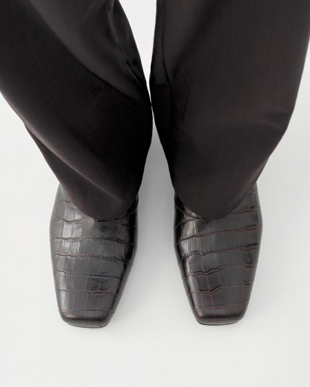 Vagabond Mona Stiefeletten - Braunes, Geprägtes Leder Vagabond Mona Stiefeletten - Braunes, Geprägtes Leder