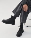 Vagabond Cameron Stiefel - Schwarzes, Geöltes Nubukleder