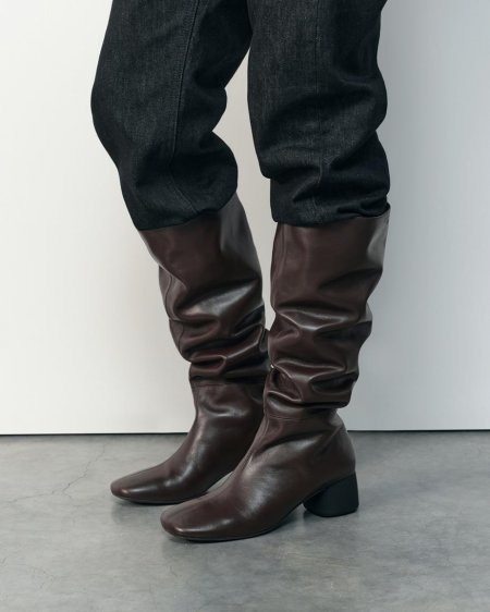Vagabond Livia Hohe Stiefel - Dunkelbraunes, Leder