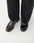 Vagabond Steven Loafer - Dunkelbraunes, Poliertes Leder