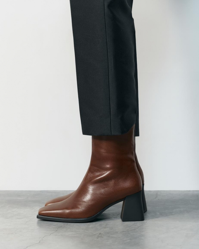 Vagabond Hedda Stiefeletten - Braunes, Leder Vagabond Hedda Stiefeletten - Braunes, Leder