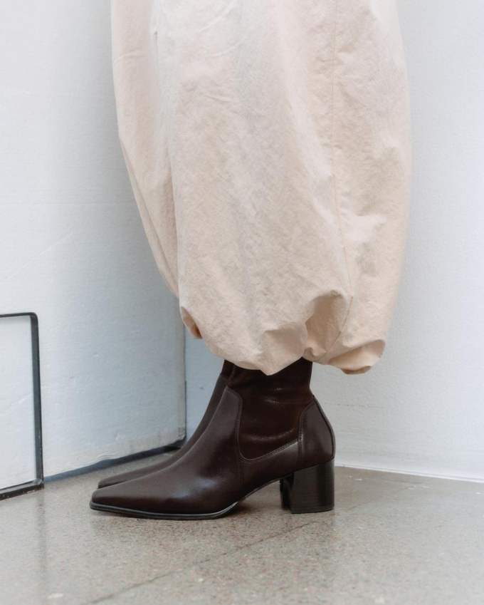 Vagabond Giselle Stiefeletten - Braunes, Leder/Kombination