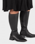 Vagabond Blanca Hohe Stiefel - Schwarzes, Leder