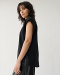 Vagabond Boxy Tank Top - Schwarzes, Textil