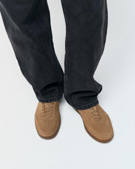 Vagabond Leo Sneaker - Beiges, Veloursleder