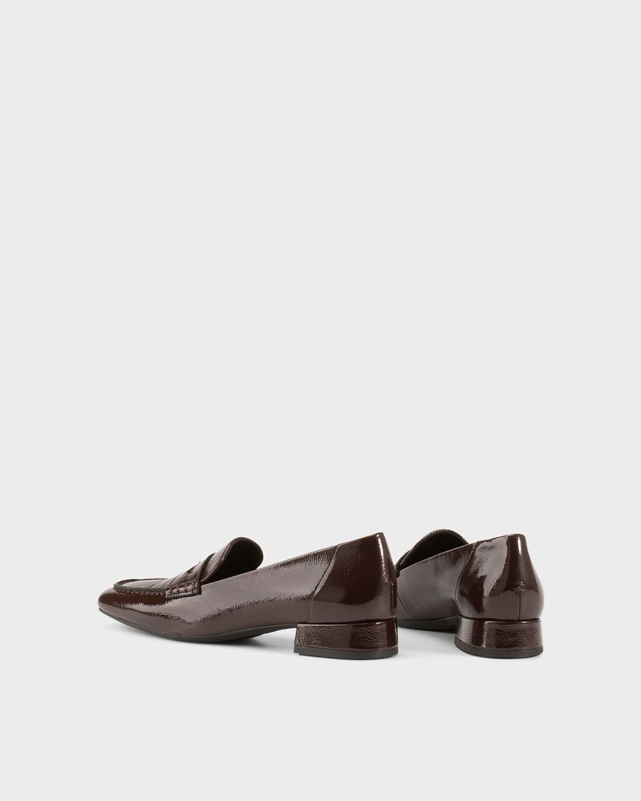 Vagabond Debbi Loafer - Dunkelbraunes, Lackleder
