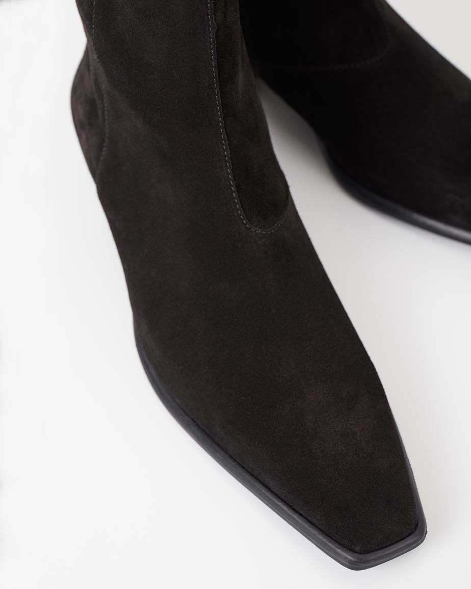 Vagabond Nella Stiefeletten - Schwarzes, Veloursleder
