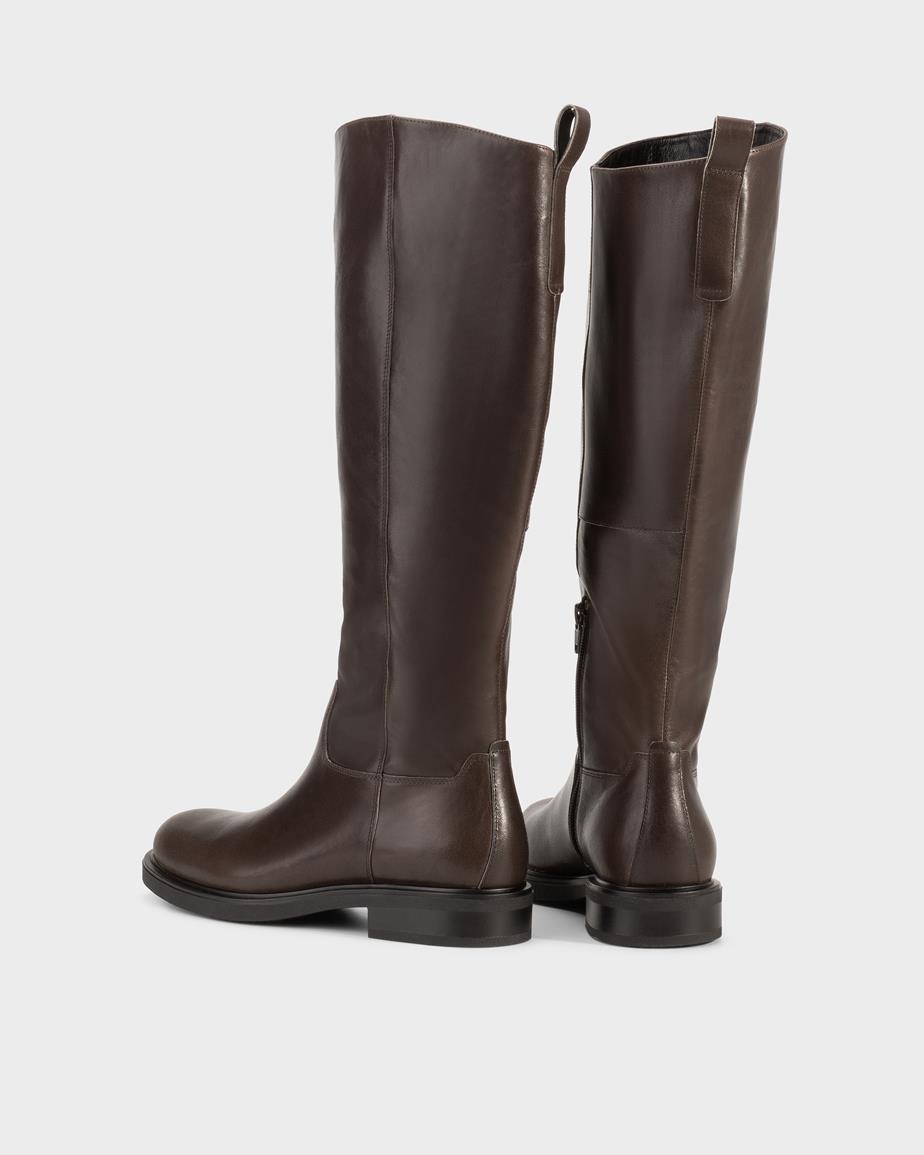 Vagabond Freya Hohe Stiefel - Dunkelbraunes, Leder