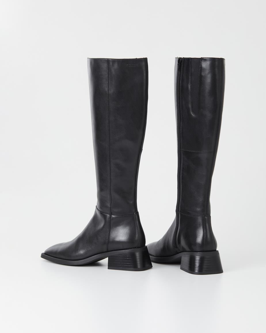 Vagabond Blanca Hohe Stiefel - Schwarzes, Leder