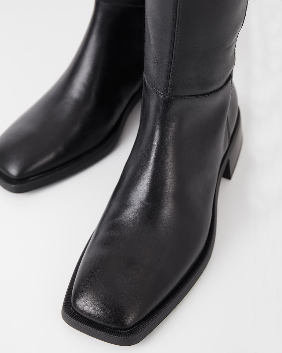 Vagabond Blanca Hohe Stiefel - Schwarzes, Leder