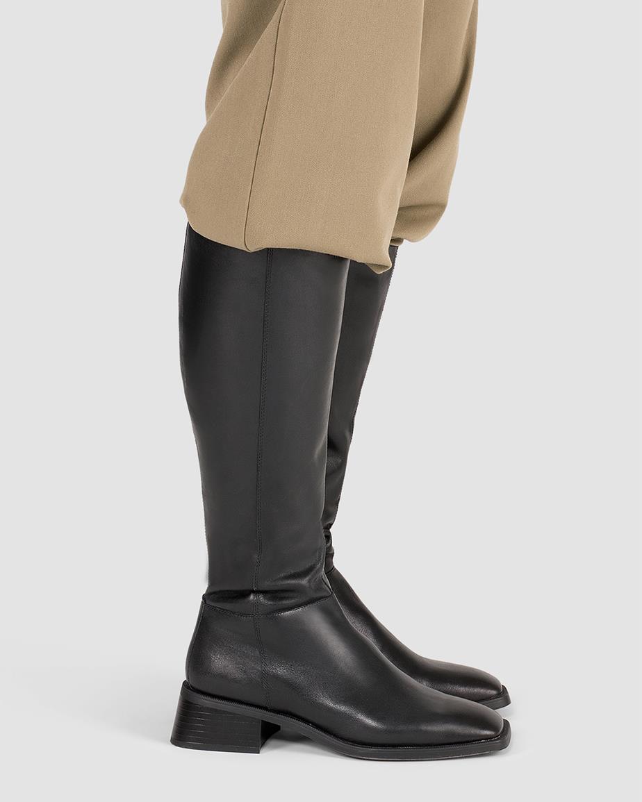 Vagabond Blanca Hohe Stiefel - Schwarzes, Leder