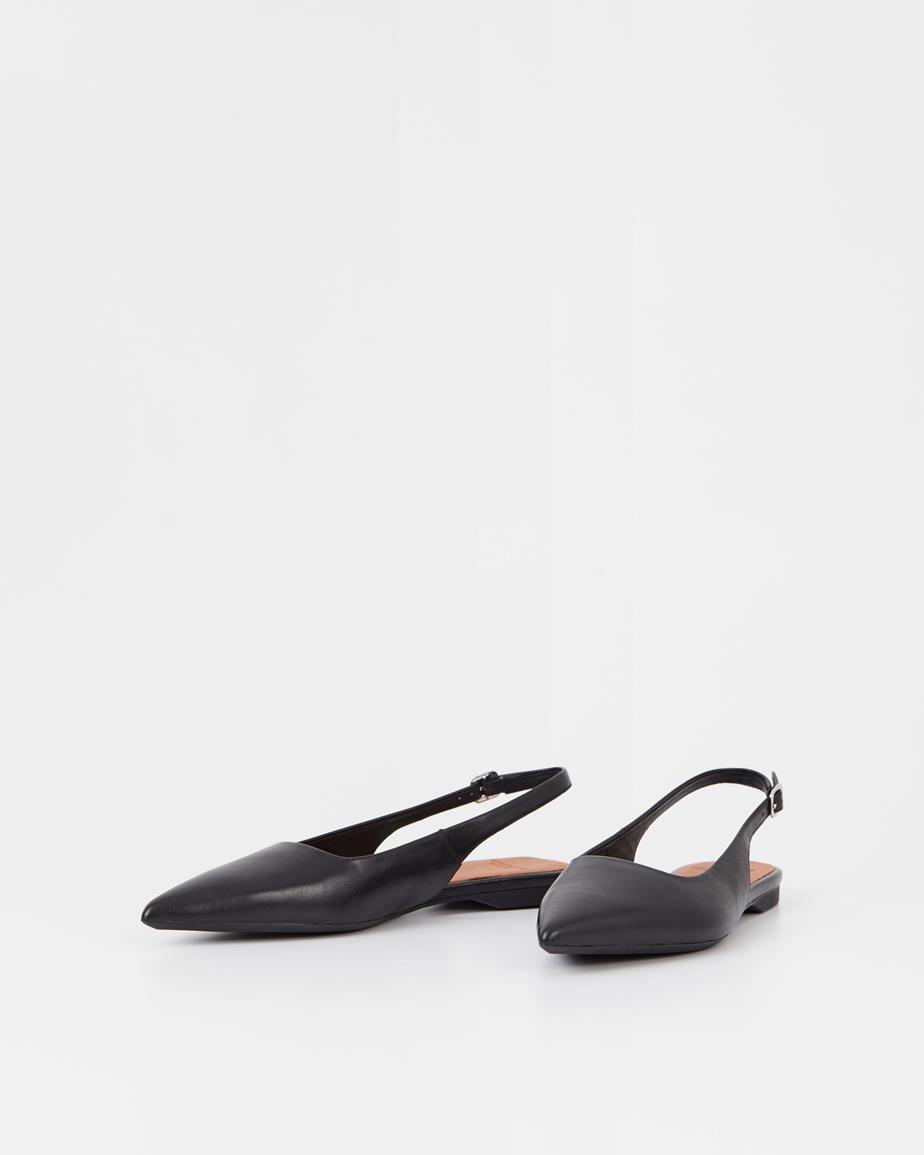 Vagabond Hermine Ballerinas - Schwarzes, Leder