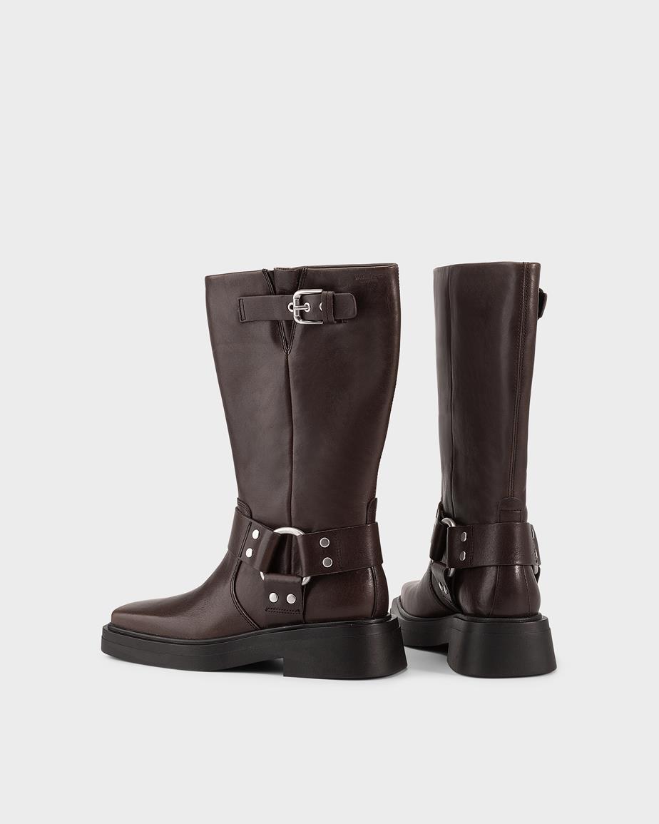 Vagabond Eyra Hohe Stiefel - Dunkelbraunes, Leder