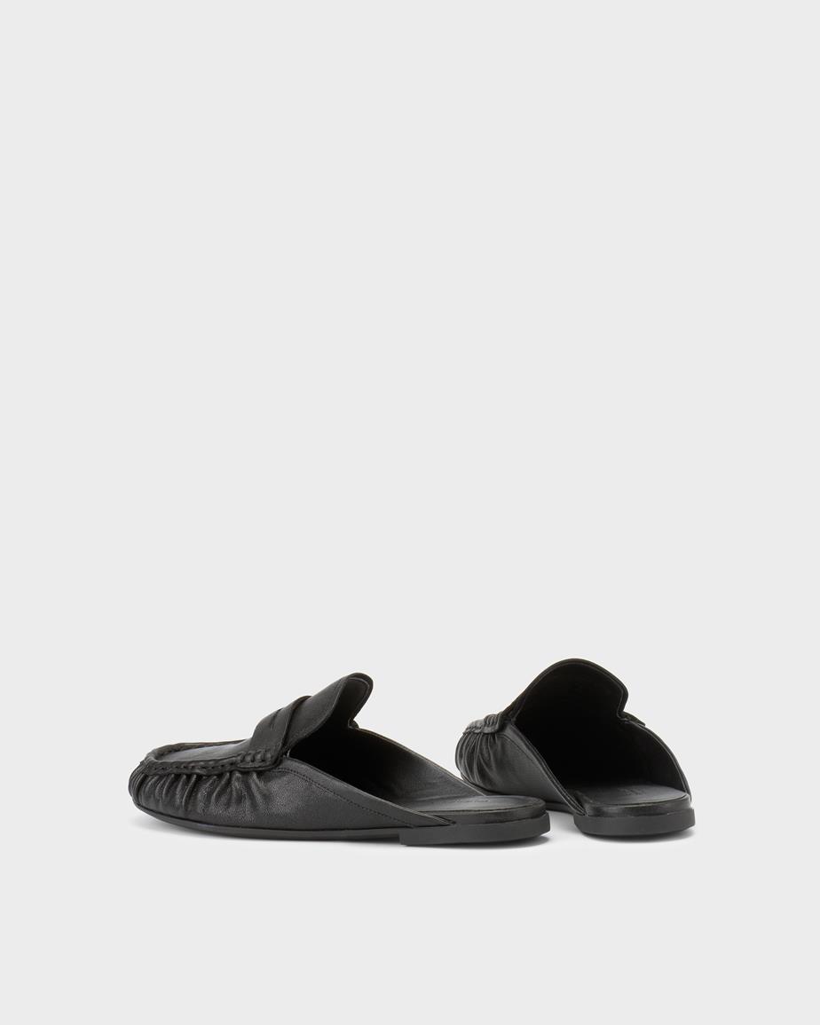 Vagabond Aleya Mules - Schwarzes, Leder