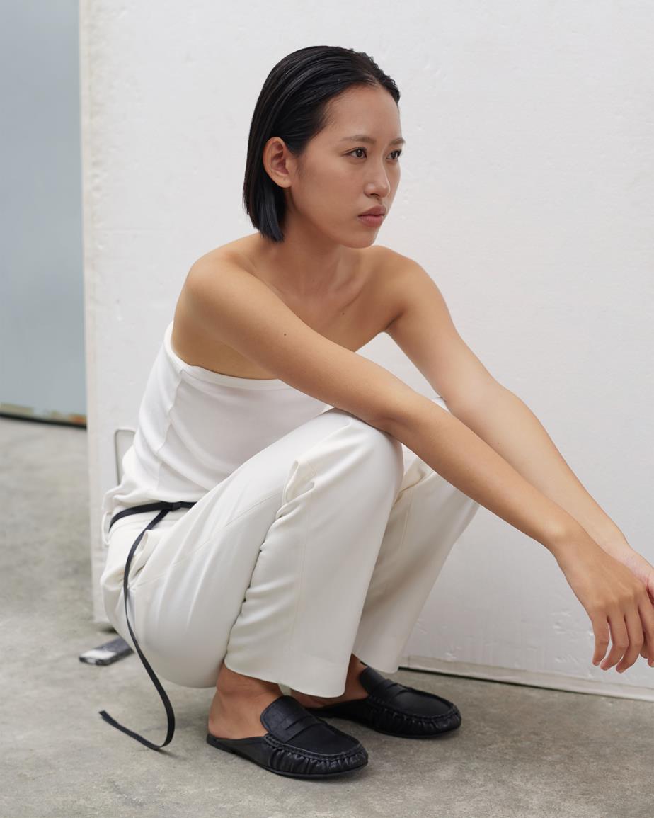 Vagabond Aleya Mules - Schwarzes, Leder
