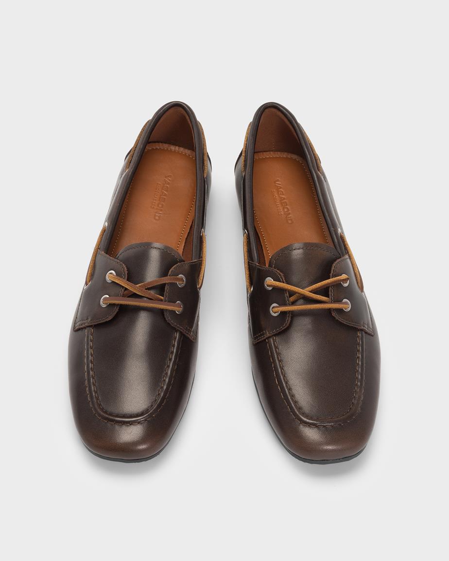 Vagabond Hillary Schuhe - Braunes, Gebürstet Leder