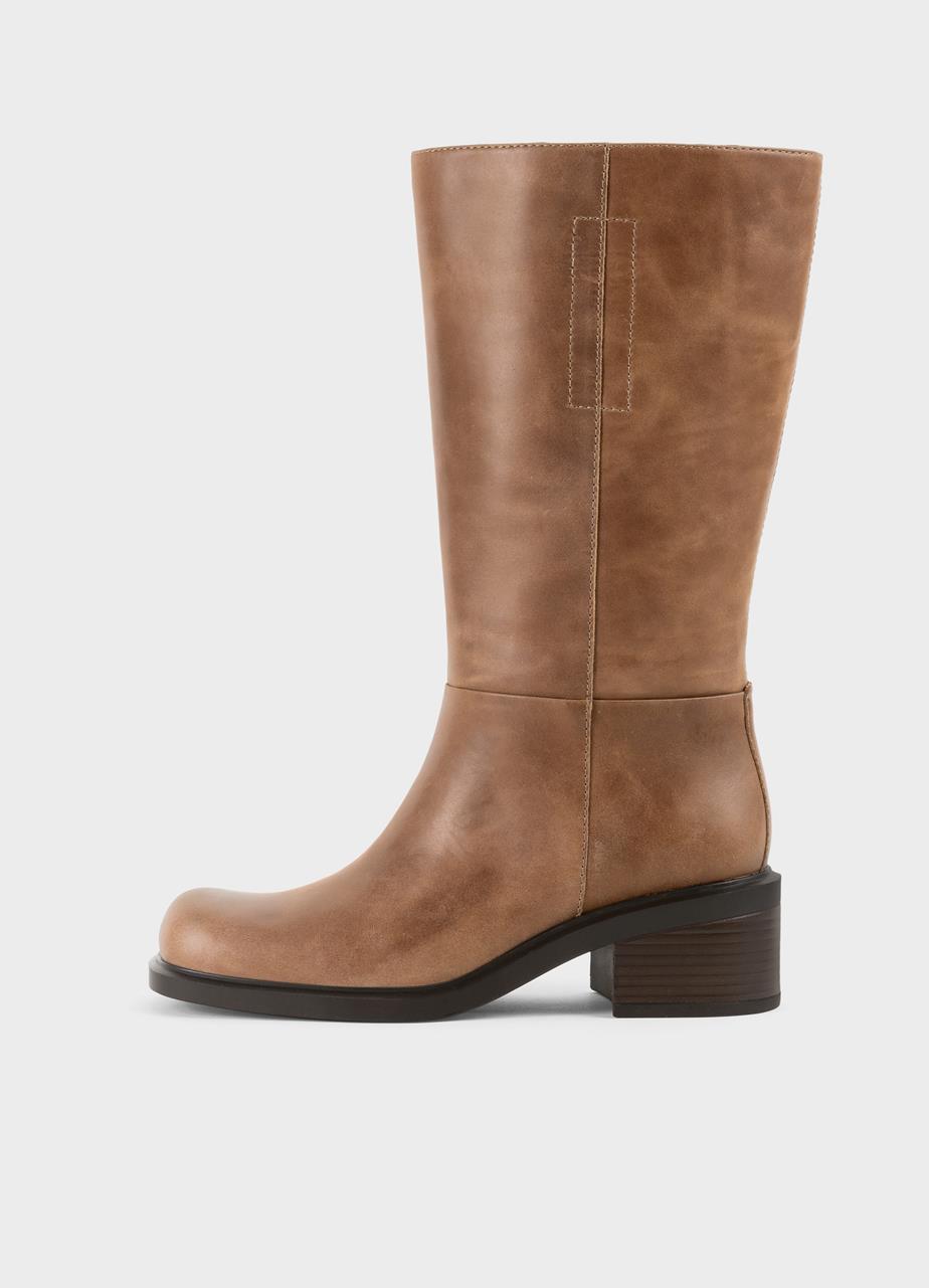 Vagabond Daniella Hohe Stiefel - Hellbraunes, Leder