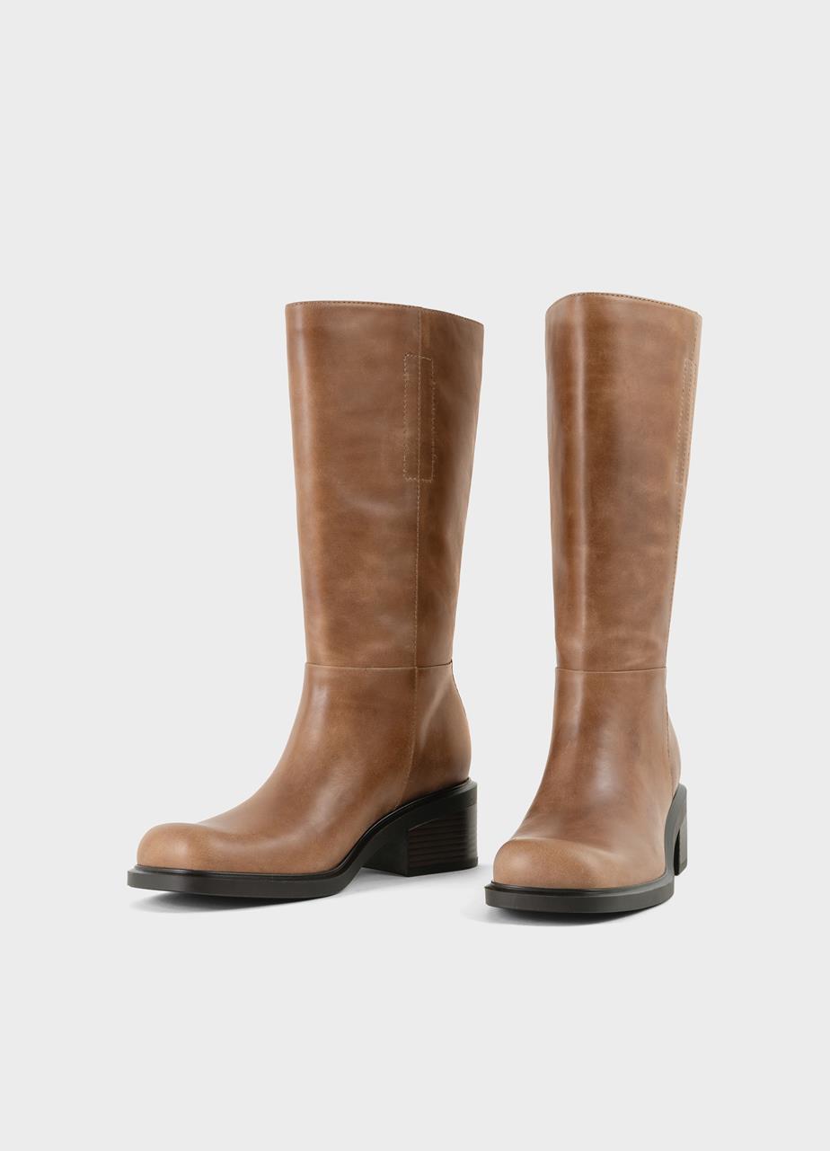 Vagabond Daniella Hohe Stiefel - Hellbraunes, Leder