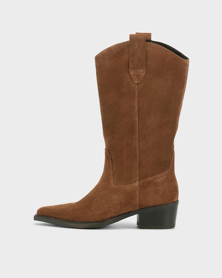Vagabond Kelsey Stiefel - Braunes, Veloursleder