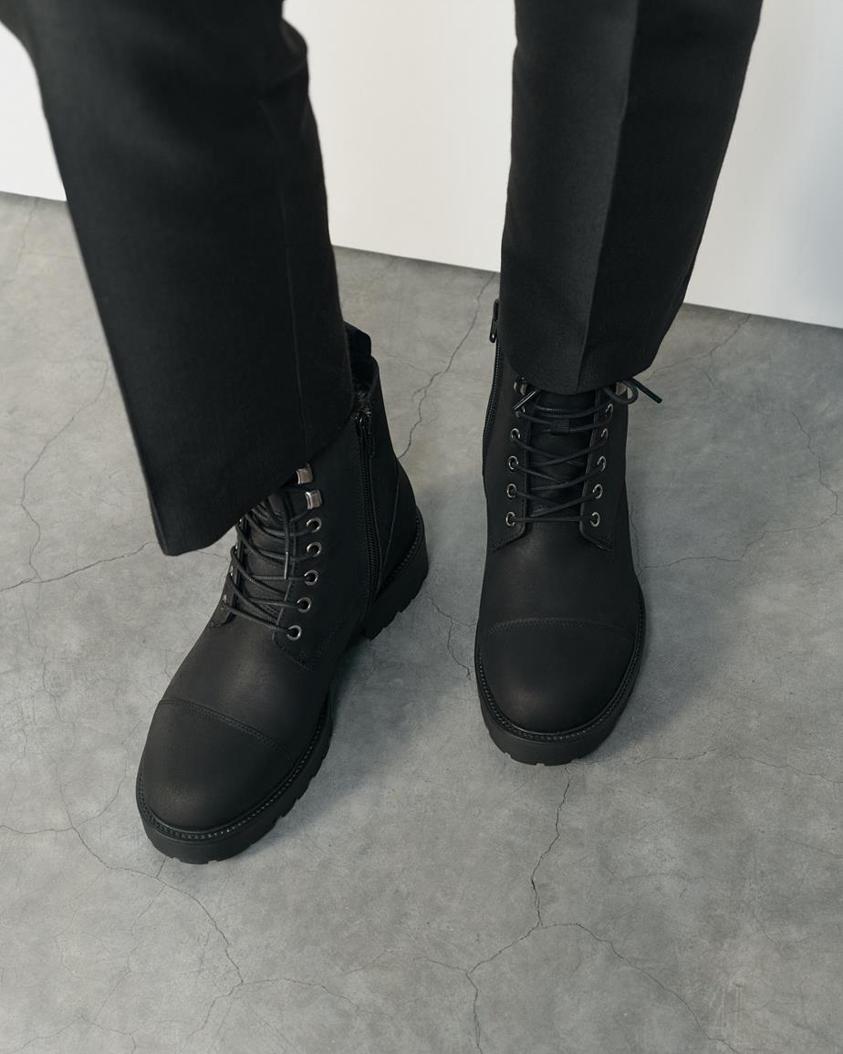 Vagabond Kenova Stiefel - Schwarzes, Geöltes Nubukleder