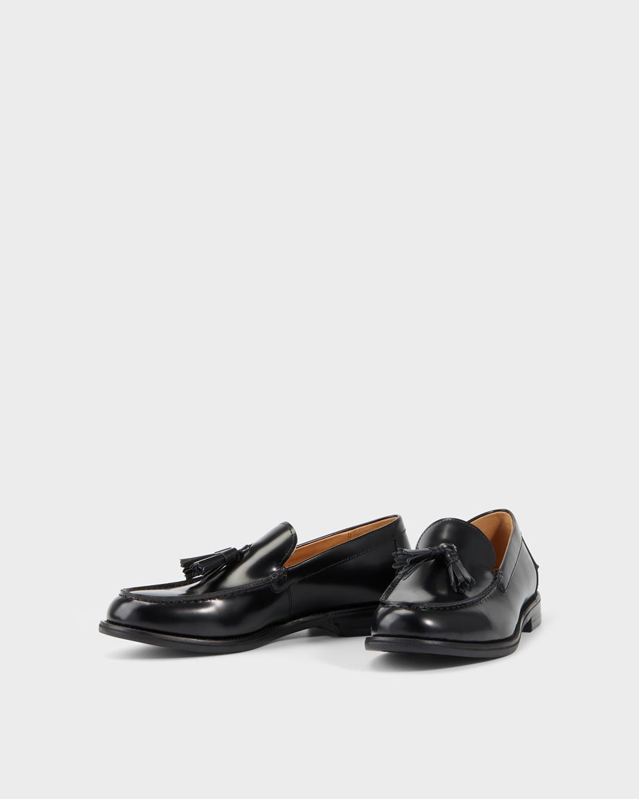 Vagabond Steven Loafer - Schwarzes, Poliertes Leder