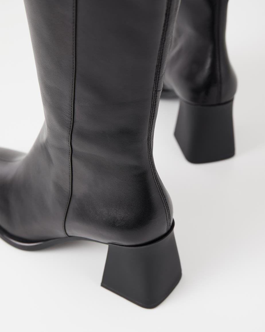 Vagabond Hedda Hohe Stiefel - Schwarzes, Leder