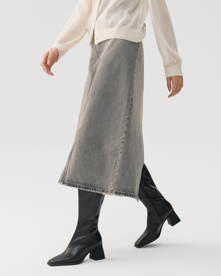 Vagabond Hedda Hohe Stiefel - Schwarzes, Leder
