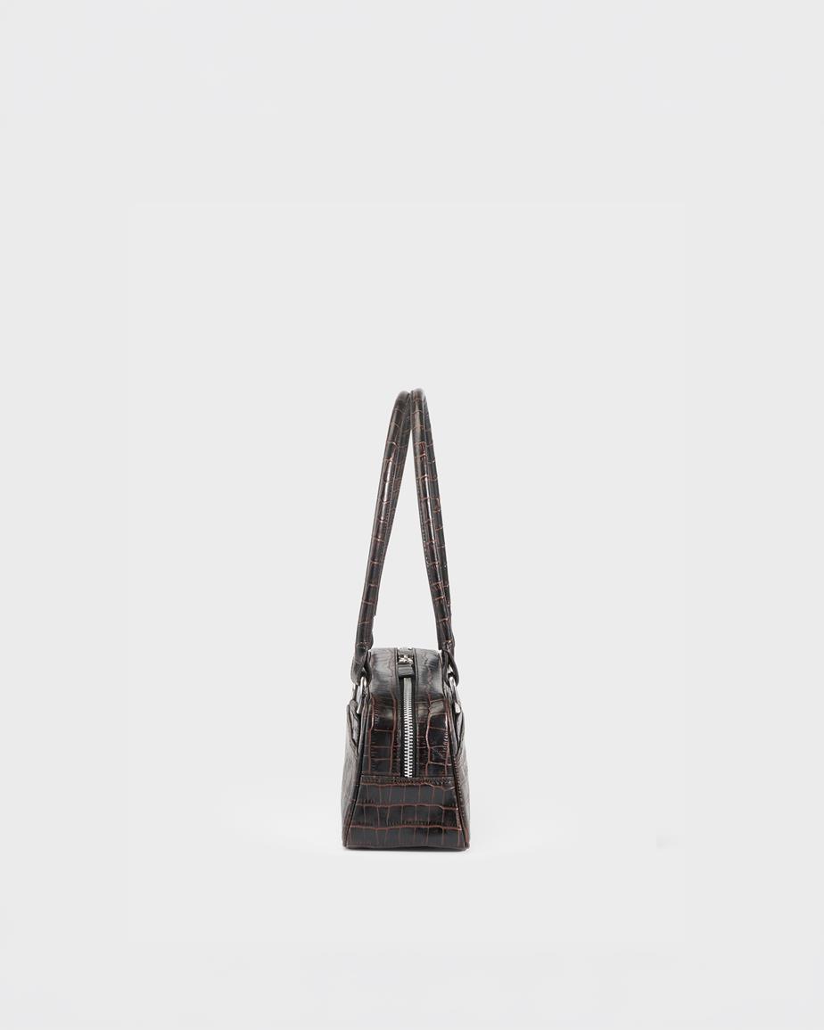 Vagabond Nomi Mini Tasche - Braunes, Geprägtes Leder