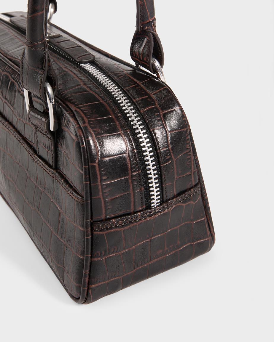 Vagabond Nomi Mini Tasche - Braunes, Geprägtes Leder
