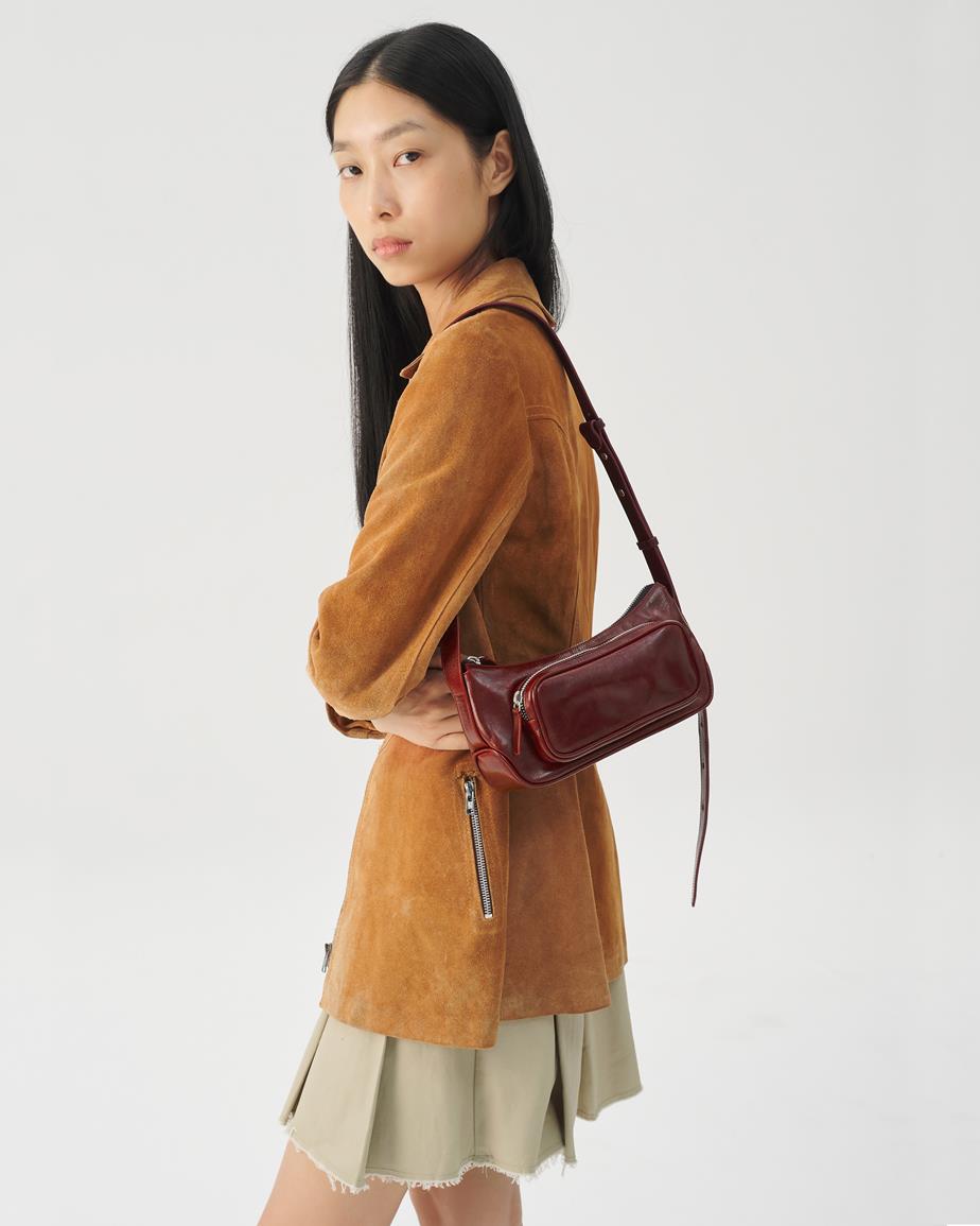 Vagabond Vienne Tasche - Dunkelrotes, Leder