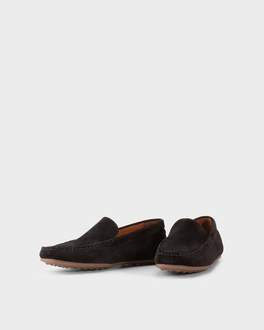 Vagabond Larissa Loafer - Schwarzes, Veloursleder