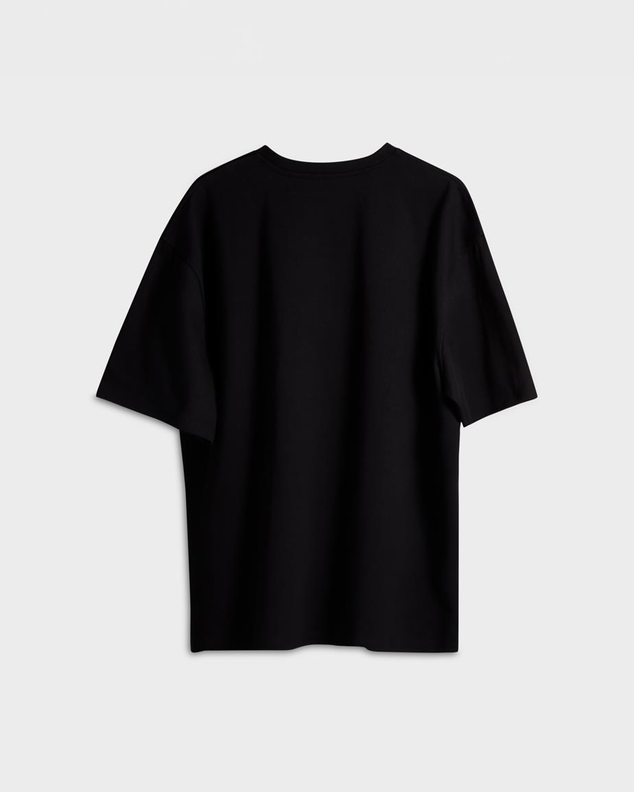 Vagabond Boxy T-Shirt M - Schwarzes, Textil