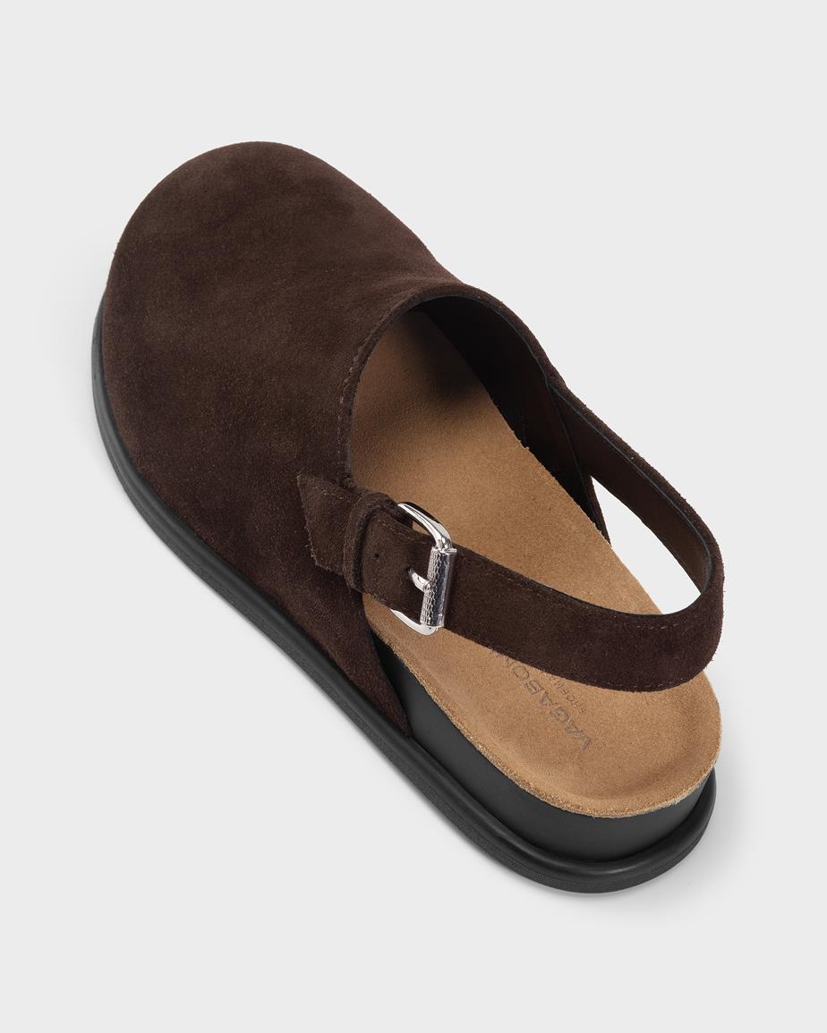 Vagabond Effie Mules - Braunes, Veloursleder